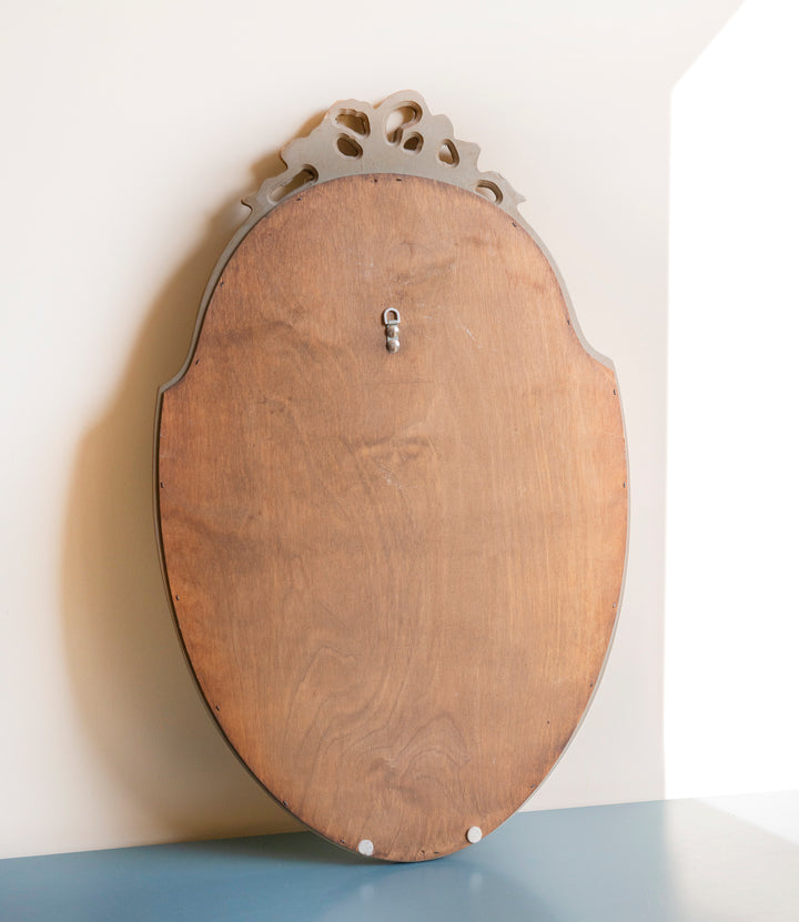 Large Golden Mirror With Bow, Deknudt, 1960s