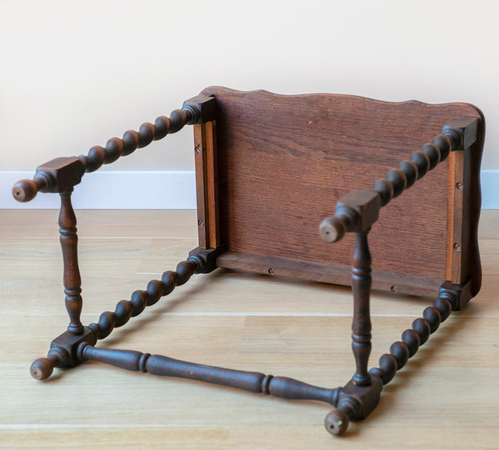 Antique Barley Twist Coffee Table, Oak Wood