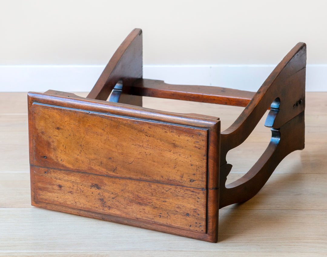 Antique Mahogany Stool, Arts And Crafts, 19th Century