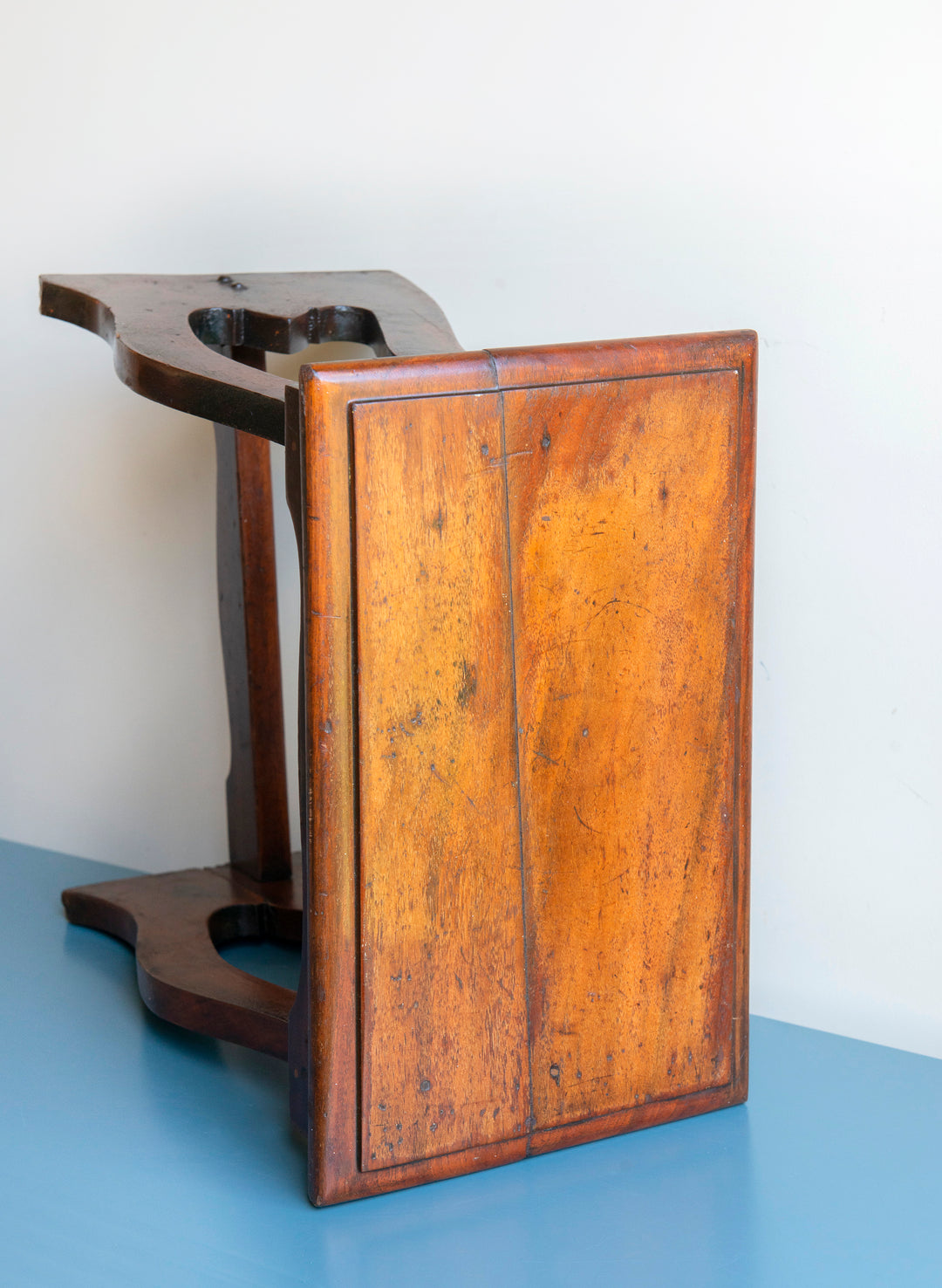 Antique Mahogany Stool, Arts And Crafts, 19th Century