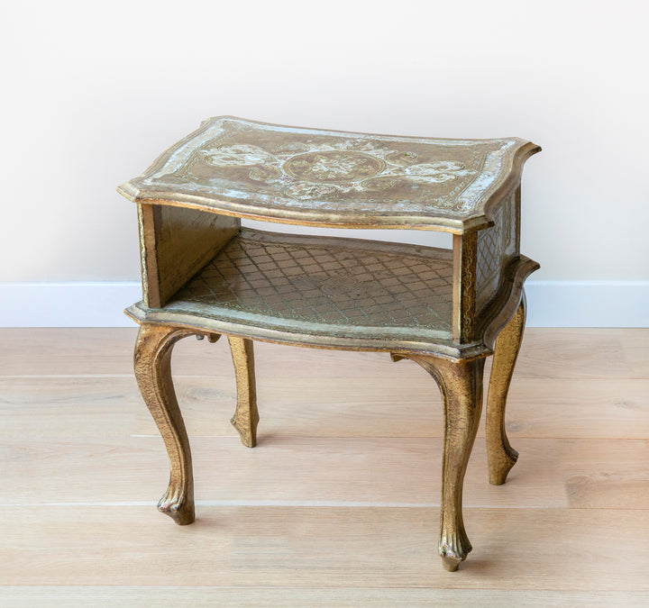 Italian Florentine Gilded Coffee Table, 1960s