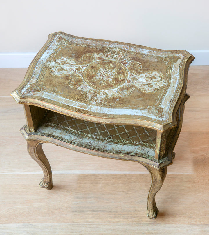 Italian Florentine Gilded Coffee Table, 1960s