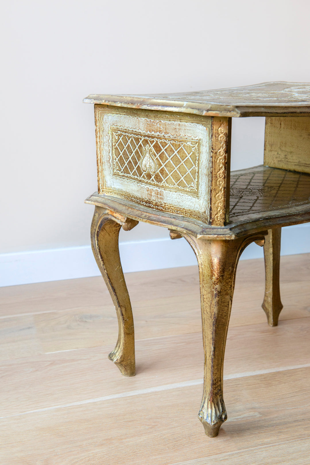 Italian Florentine Gilded Coffee Table, 1960s