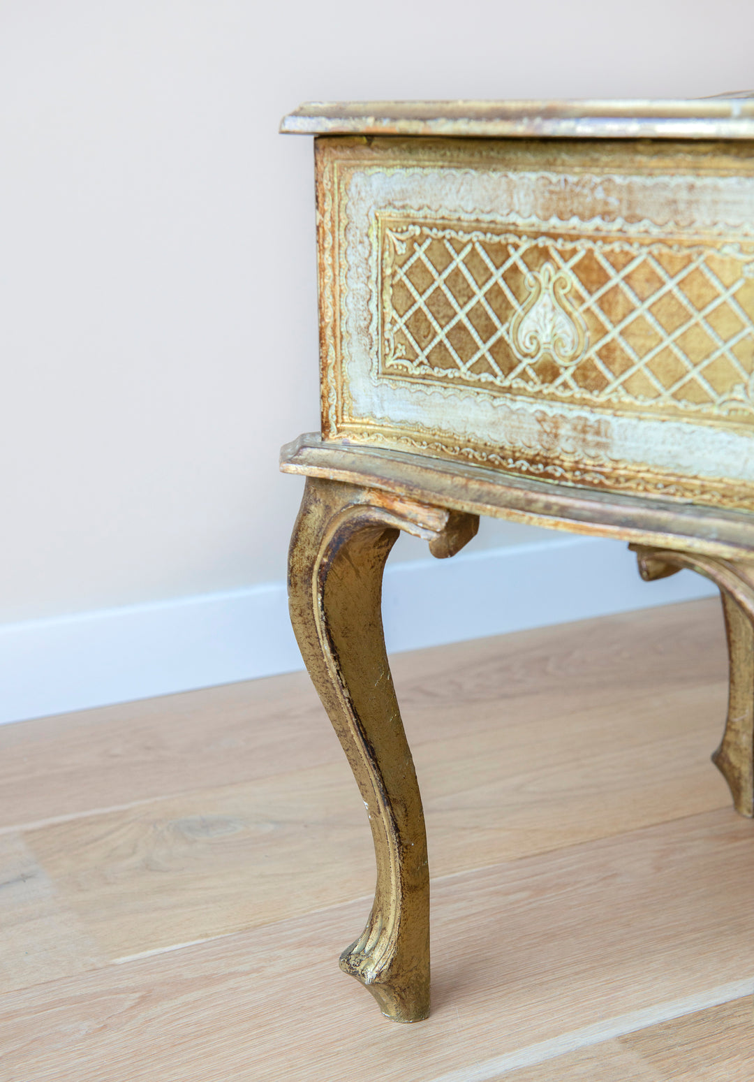 Italian Florentine Gilded Coffee Table, 1960s