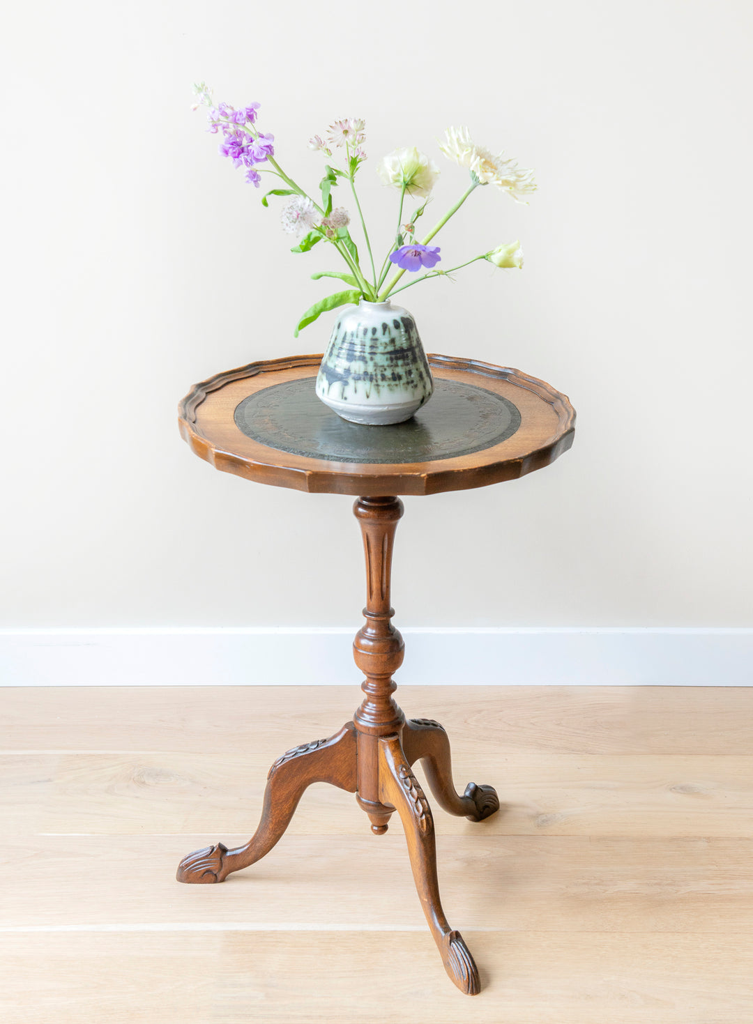 Mahogany Wooden Wine Table, Reprodux England