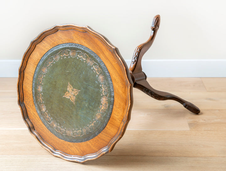 Mahogany Wooden Wine Table, Reprodux England