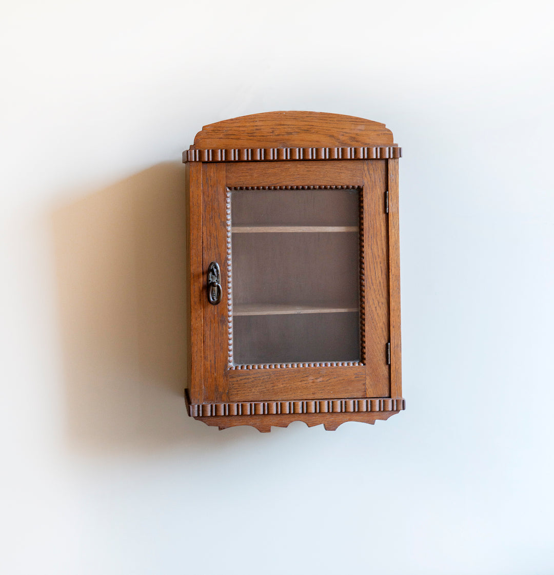 Antique Apothecary Chest With Glass Window