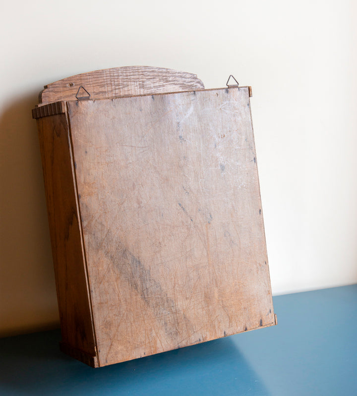 Antique Apothecary Chest With Glass Window