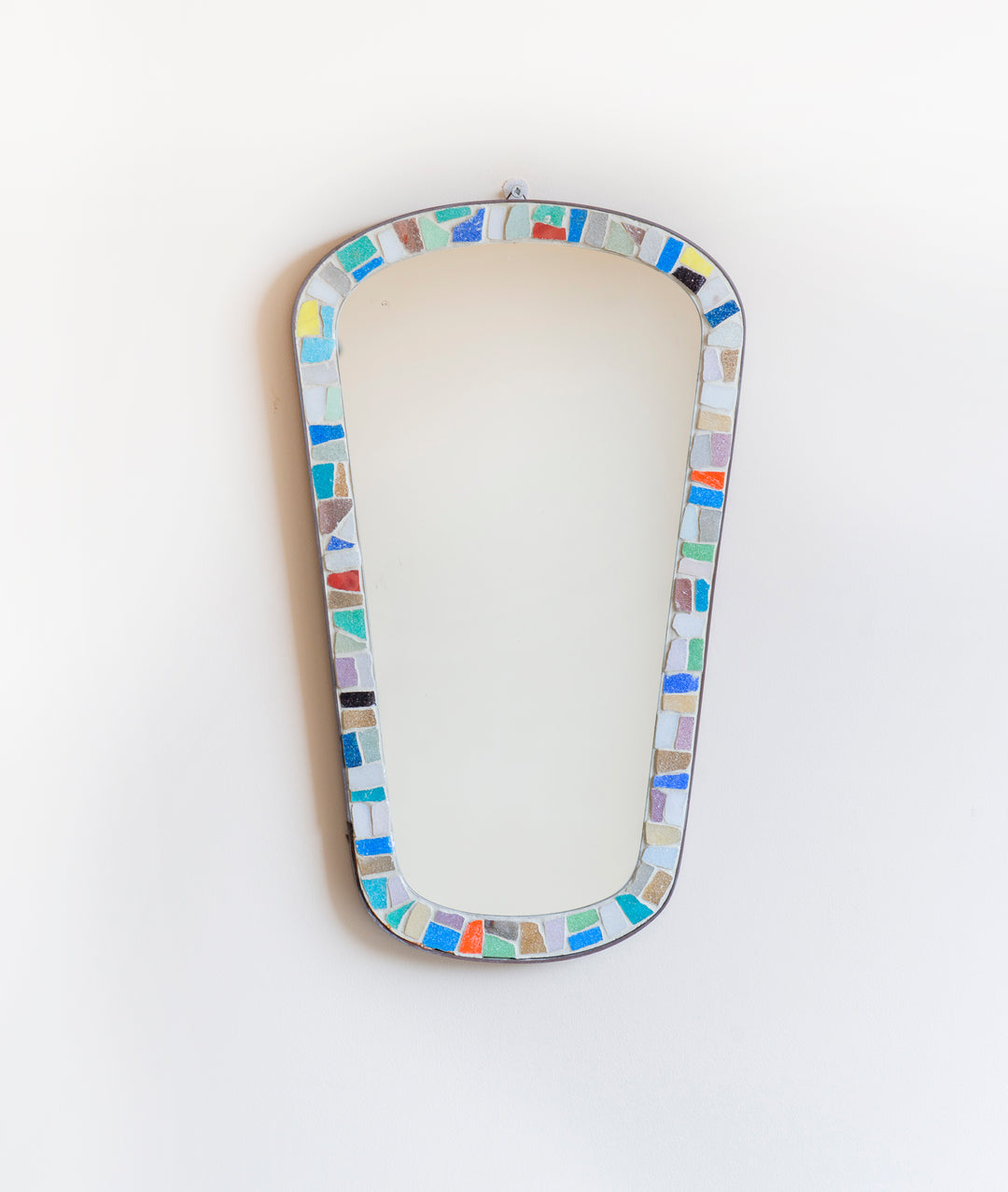 Mid Century Mosaic Mirror, Organic Shape