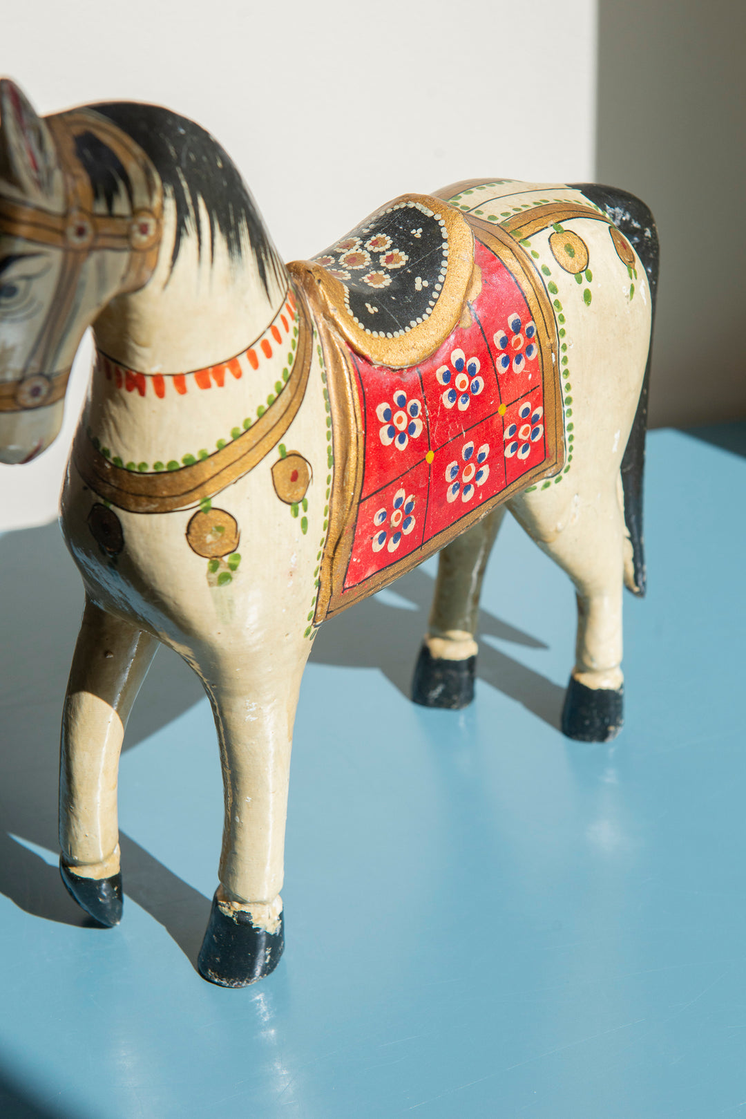 Antique Indian Ghodi Wedding Horse, 1930s