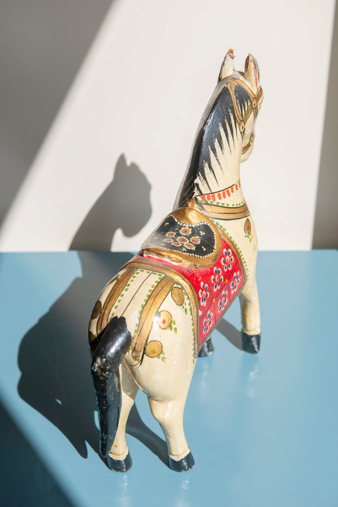 Antique Indian Ghodi Wedding Horse, 1930s