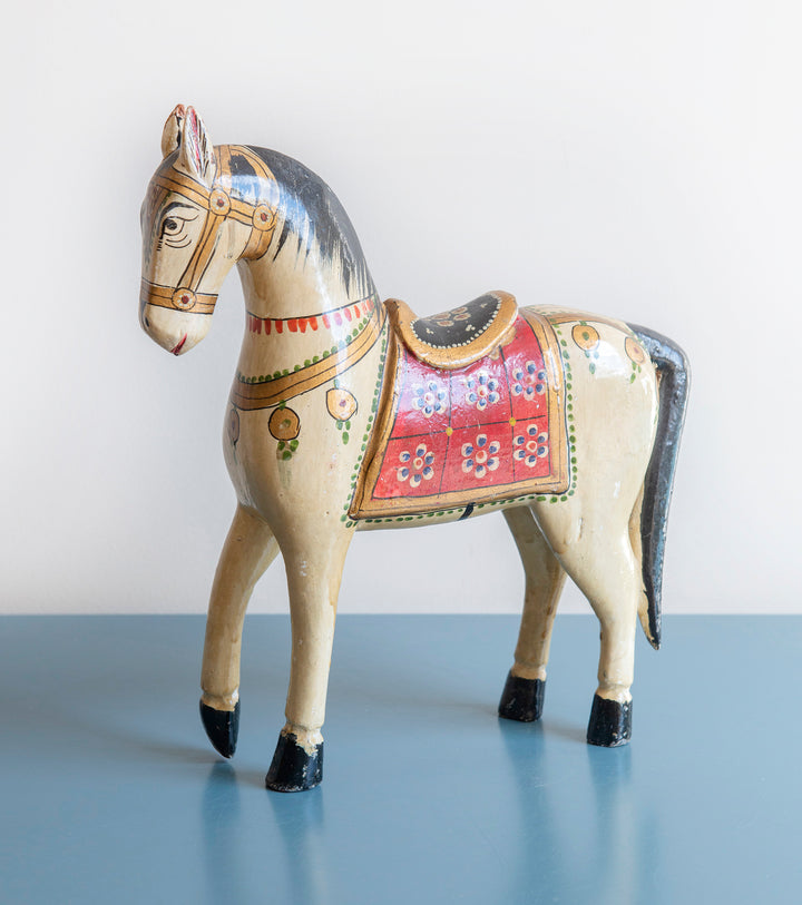 Antique Indian Ghodi Wedding Horse, 1930s