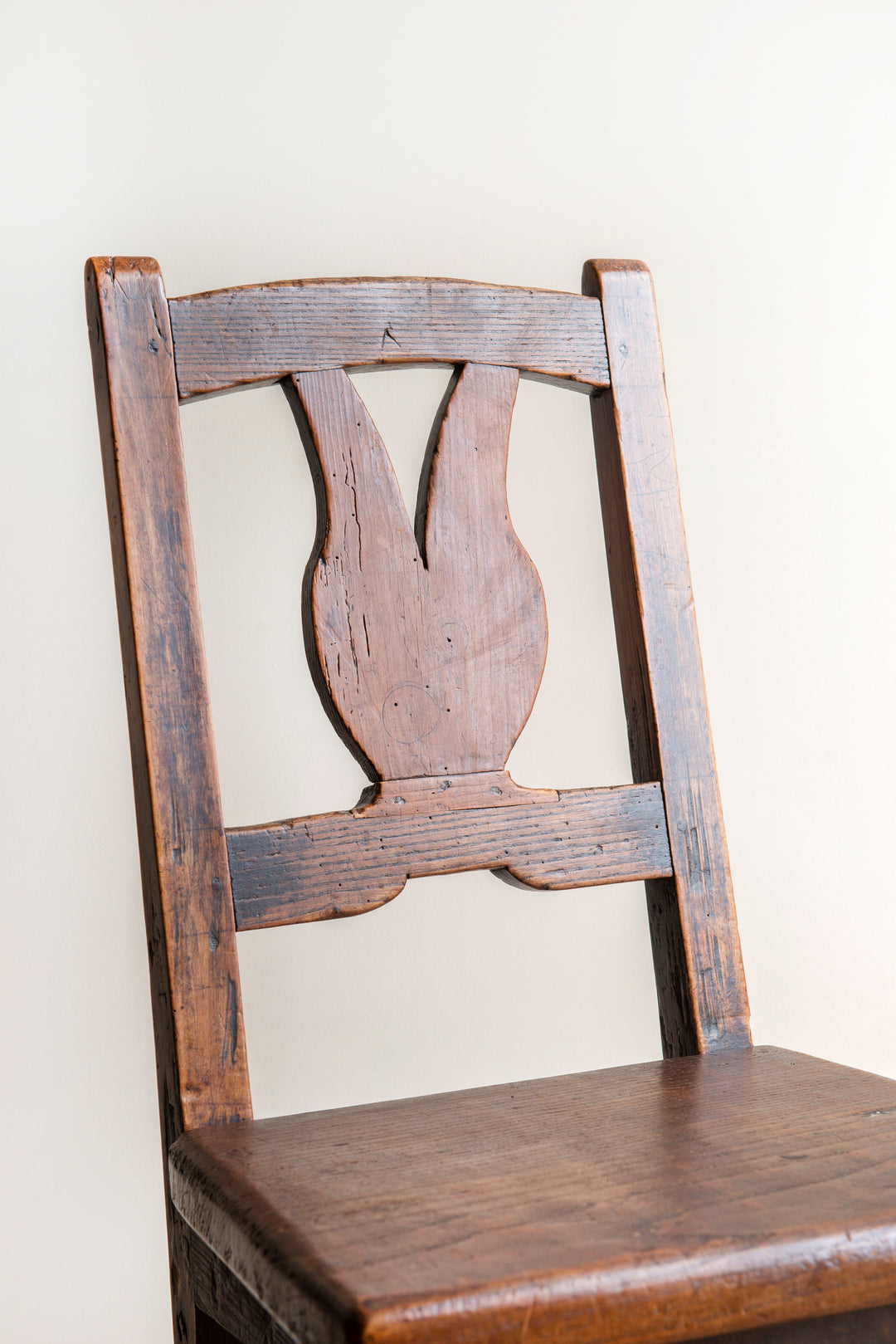 Antique Wooden Chair, 19th Century