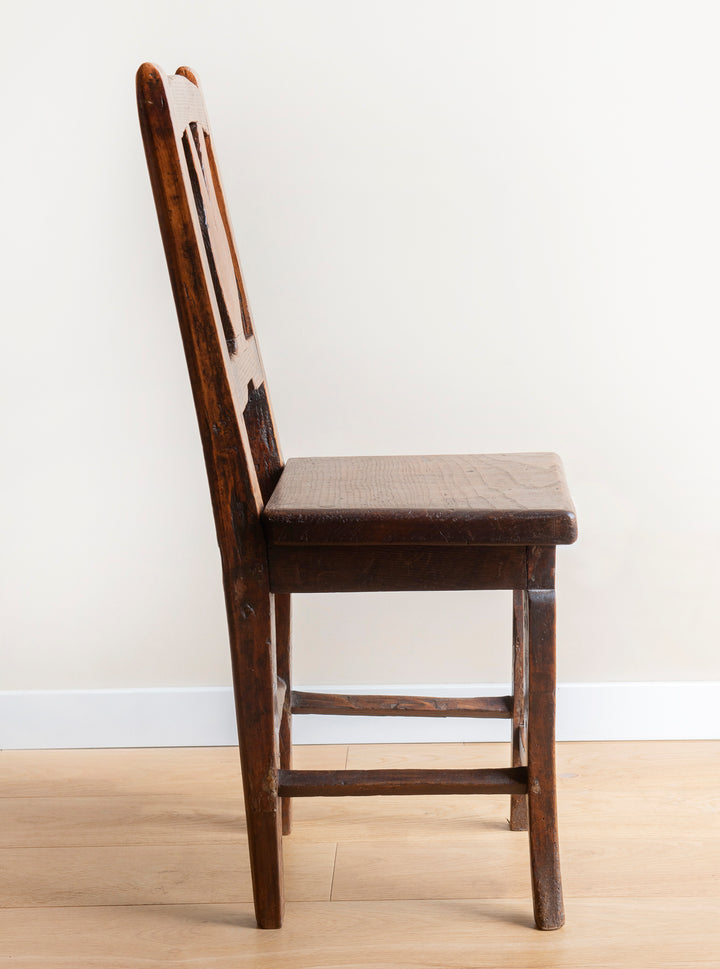 Antique Wooden Chair, 19th Century