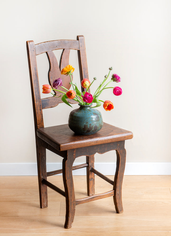 Antique Wooden Chair, 19th Century