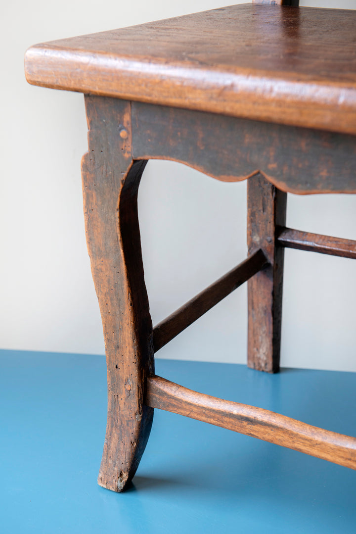 Antique Wooden Chair, 19th Century