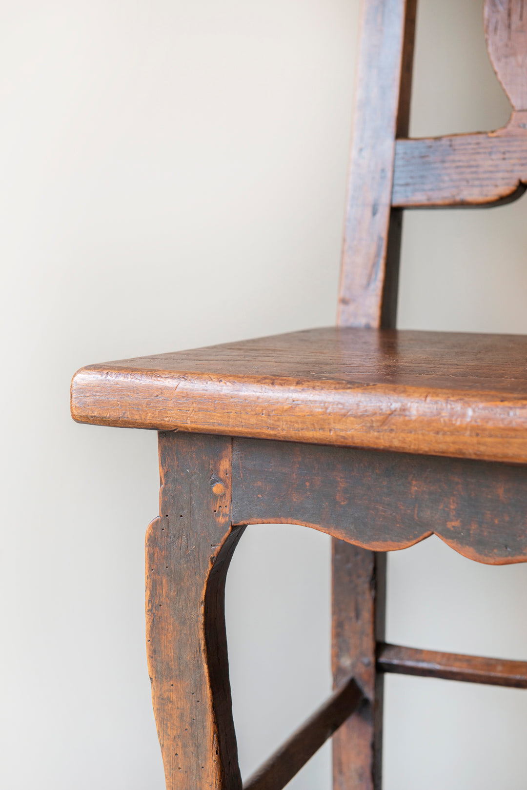 Antique Wooden Chair, 19th Century