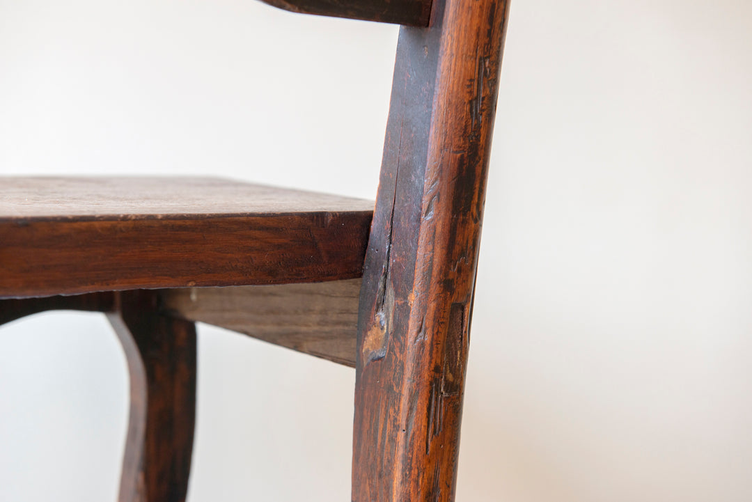 Antique Wooden Chair, 19th Century