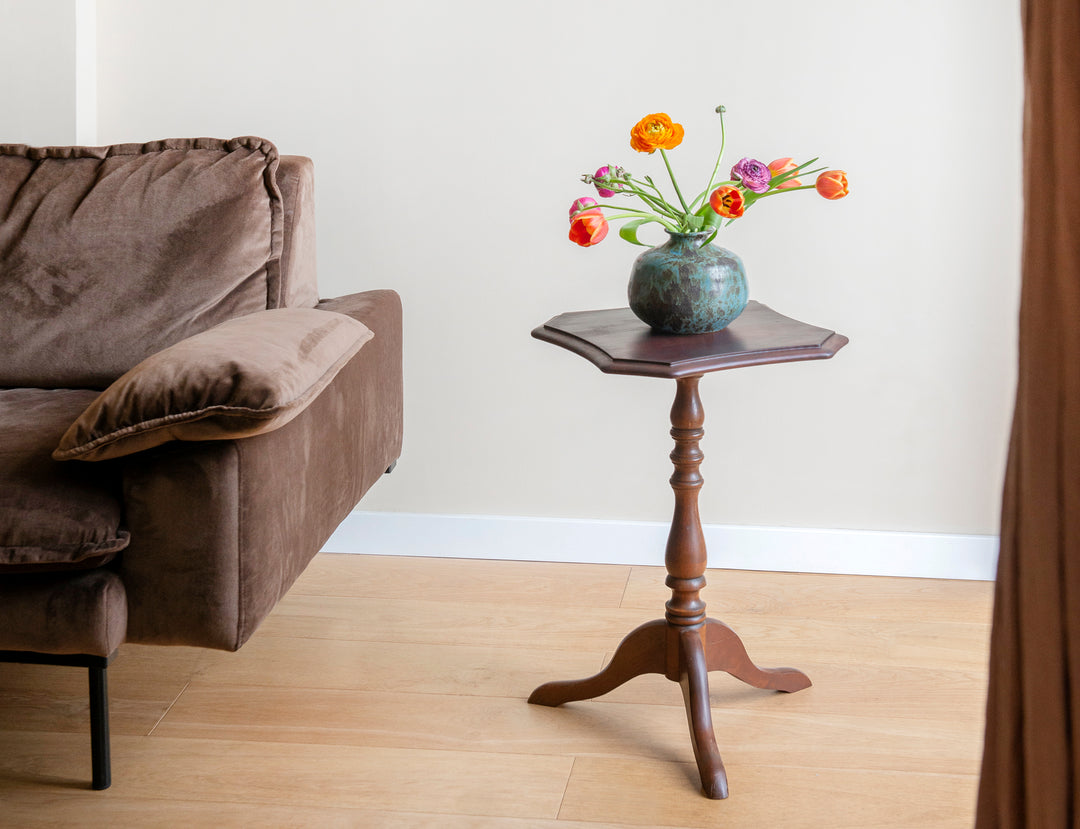 Antique Mahogany Wooden Wine Table