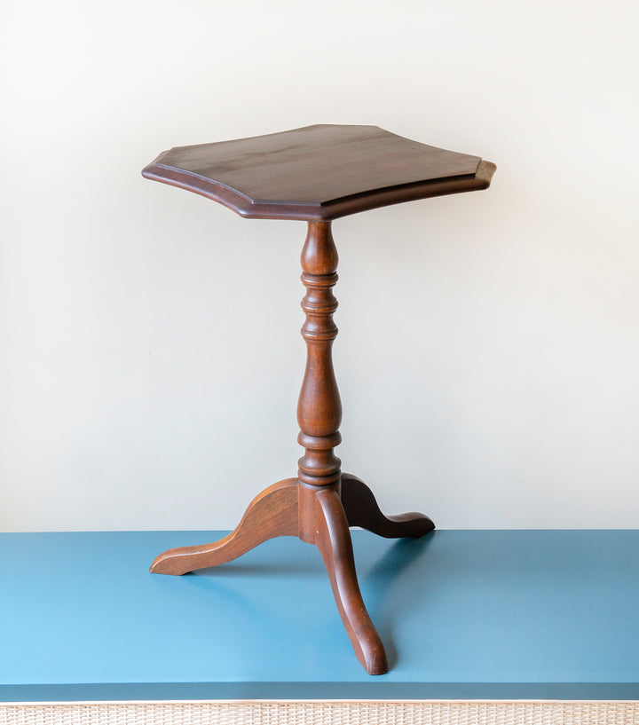 Antique Mahogany Wooden Wine Table