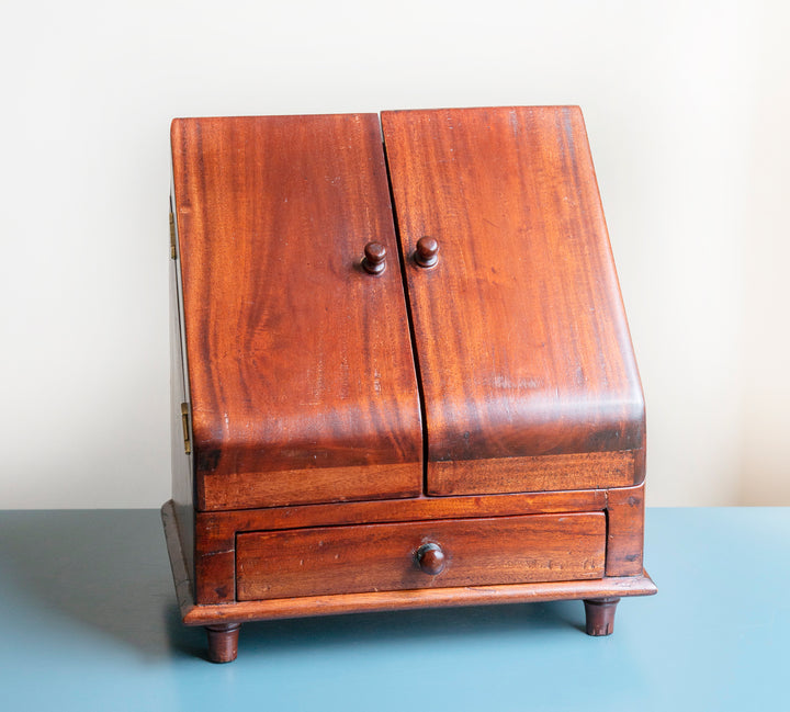 Antique Mahogany Cased Letter Box