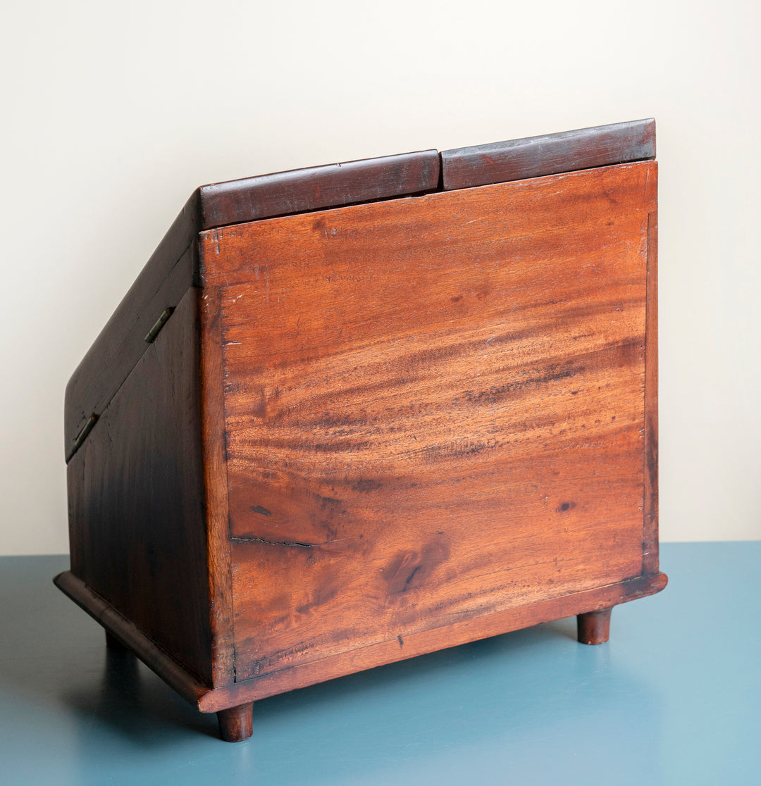 Antique Mahogany Cased Letter Box