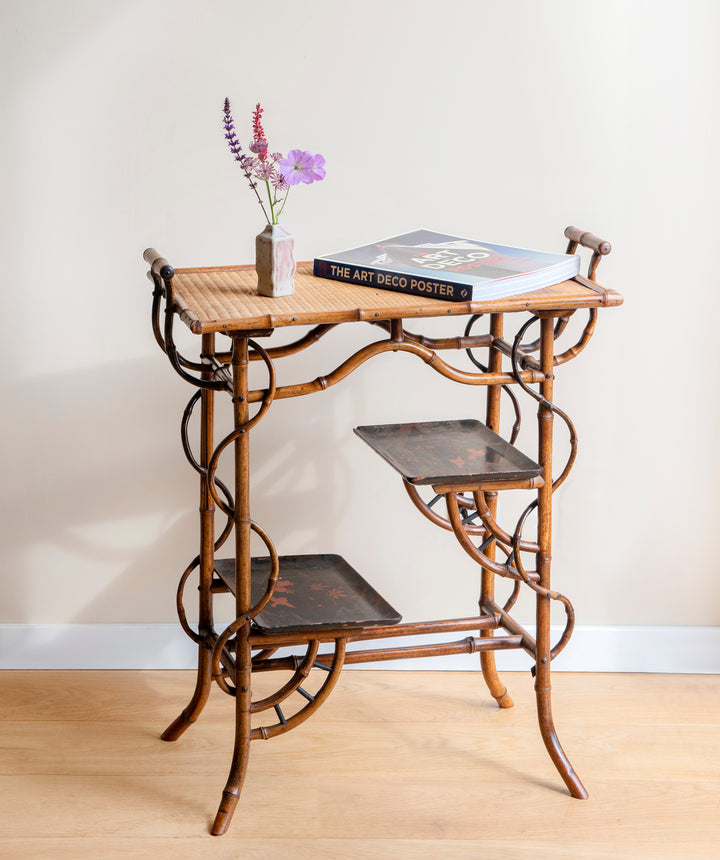 Antique Japanese Etagere Table, 19th Century