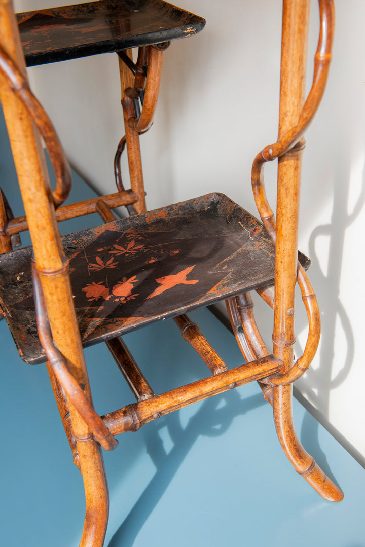 Antique Japanese Etagere Table, 19th Century