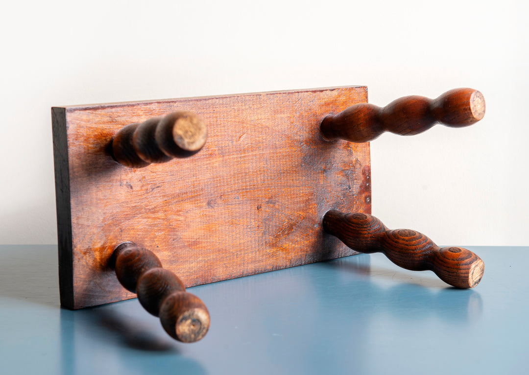 Small Antique Bobbin Stool, Made In France