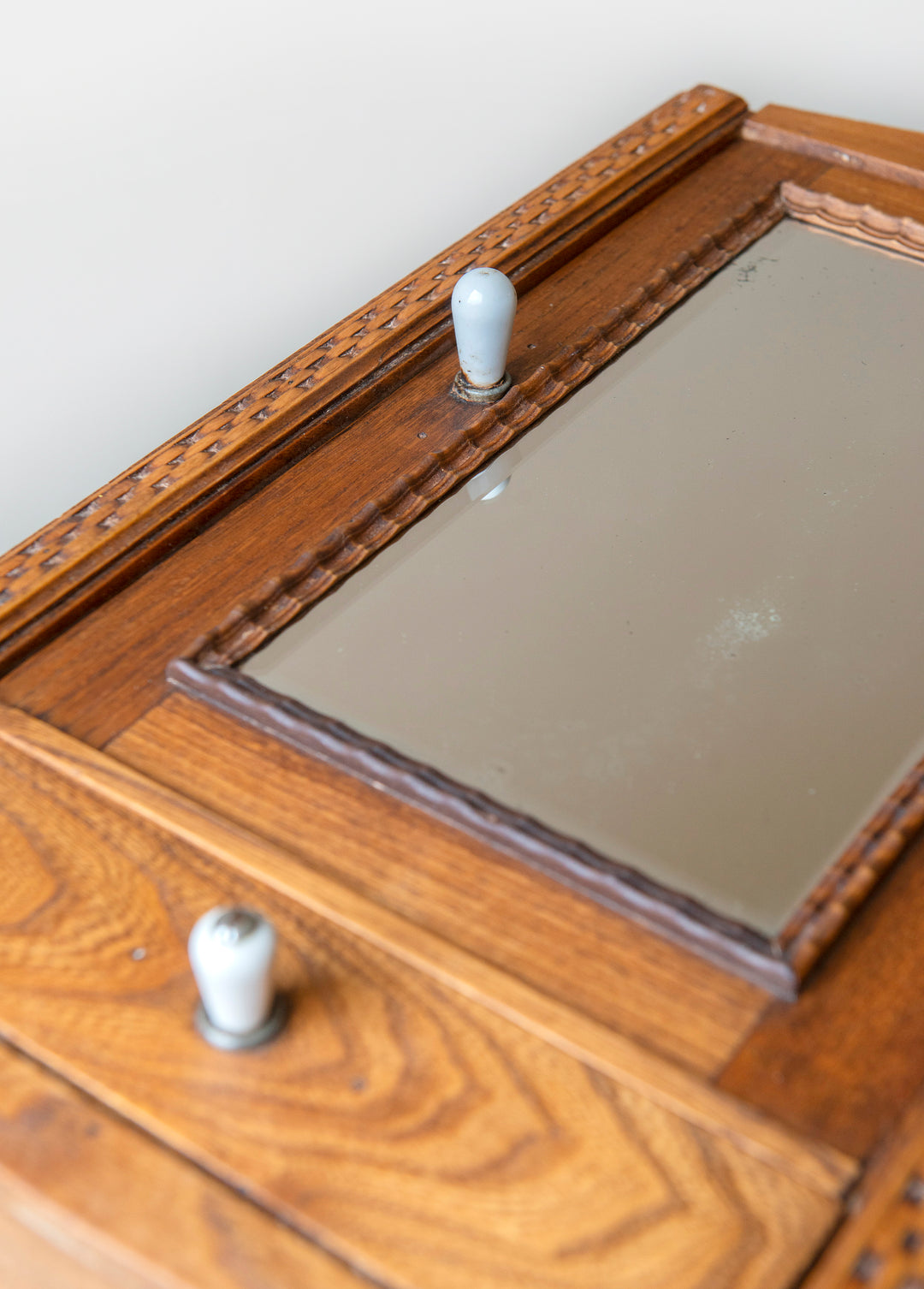 Antique French Apothecary Cabinet With Drawer, 1900s