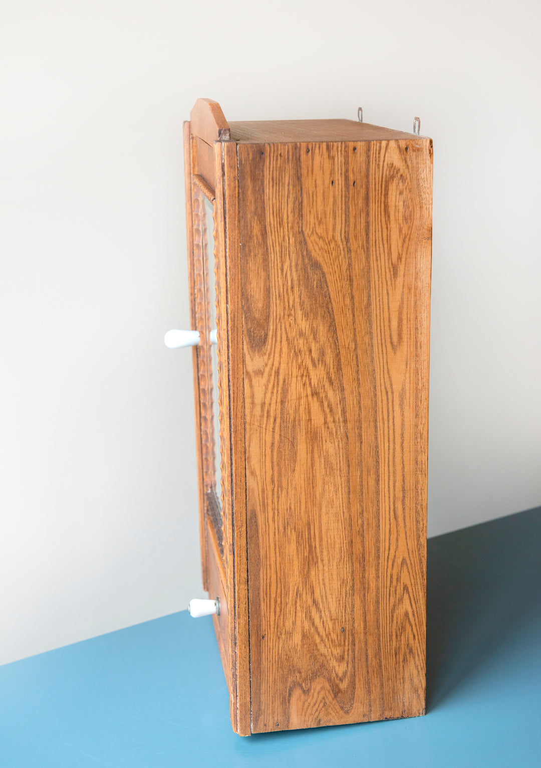 Antique French Apothecary Cabinet With Drawer, 1900s