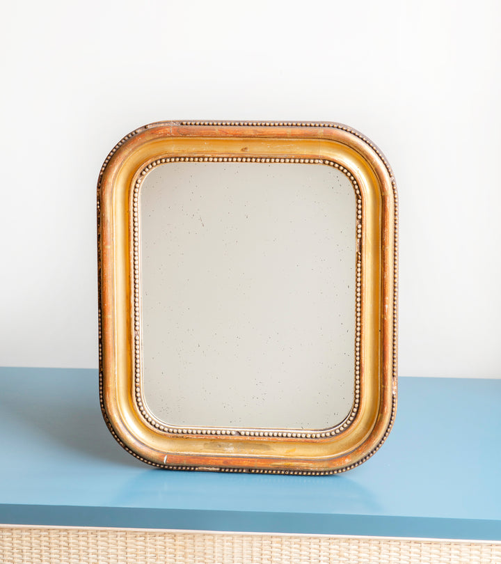 Antique French Golden Mirror, 19th Century