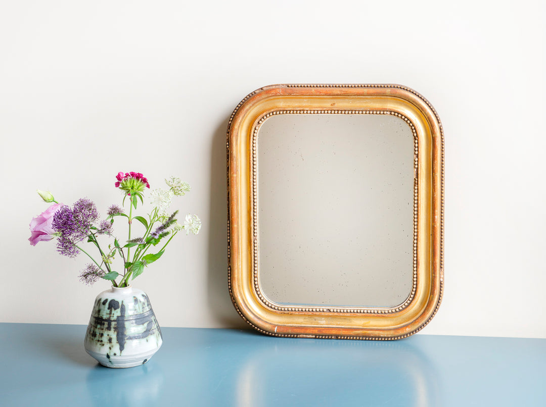 Antique French Golden Mirror, 19th Century