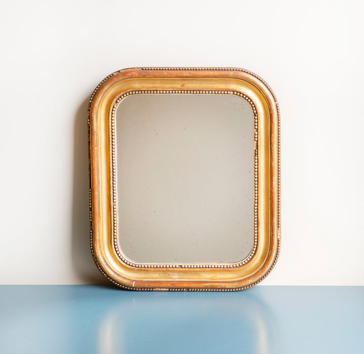 Antique French Golden Mirror, 19th Century