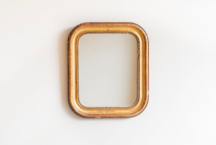 Antique French Golden Mirror, 19th Century