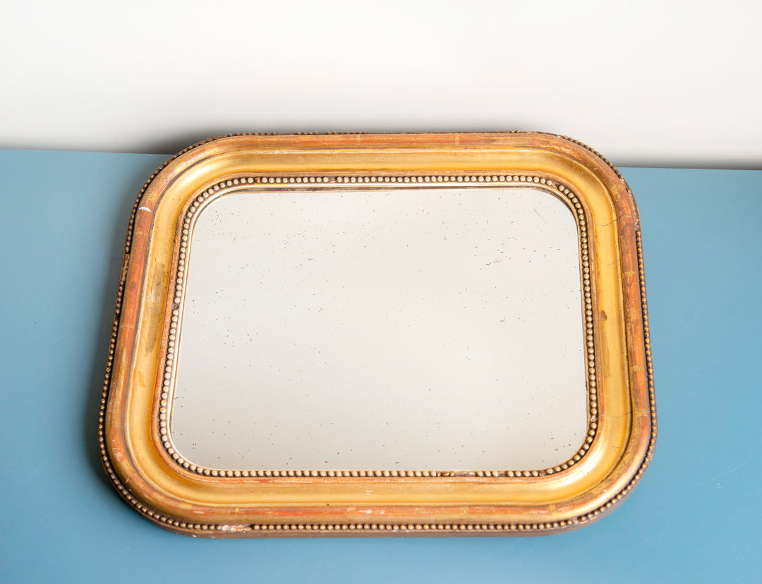 Antique French Golden Mirror, 19th Century