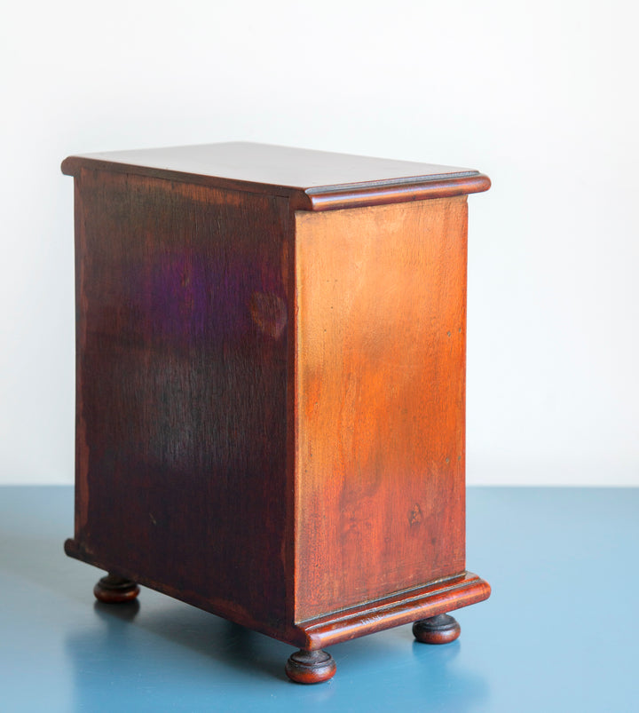 Small Mahogany Cabinet With Three Drawers, 1900s