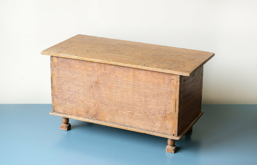 Antique Hand Carved Cabinet With Drawers, Indonesian Folk Art