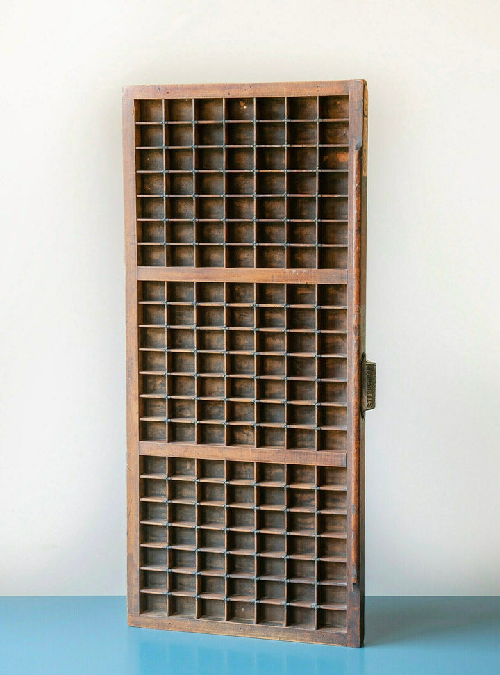 Antique Wooden Printers Tray, Stephenson Blake & Co