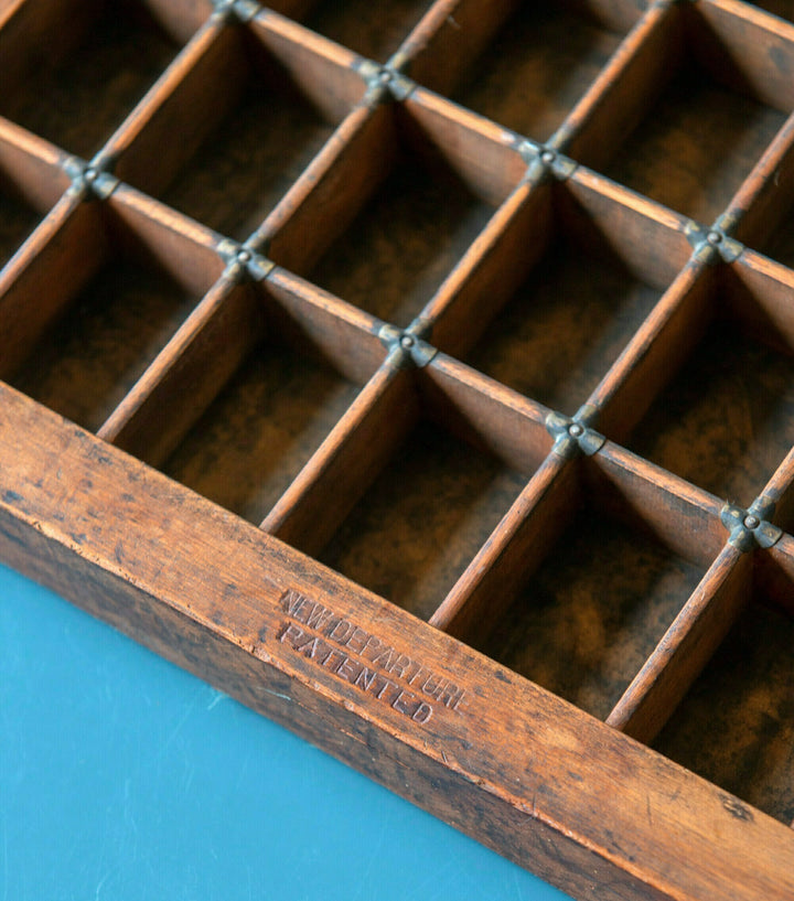 Antique Wooden Printers Tray, Stephenson Blake & Co