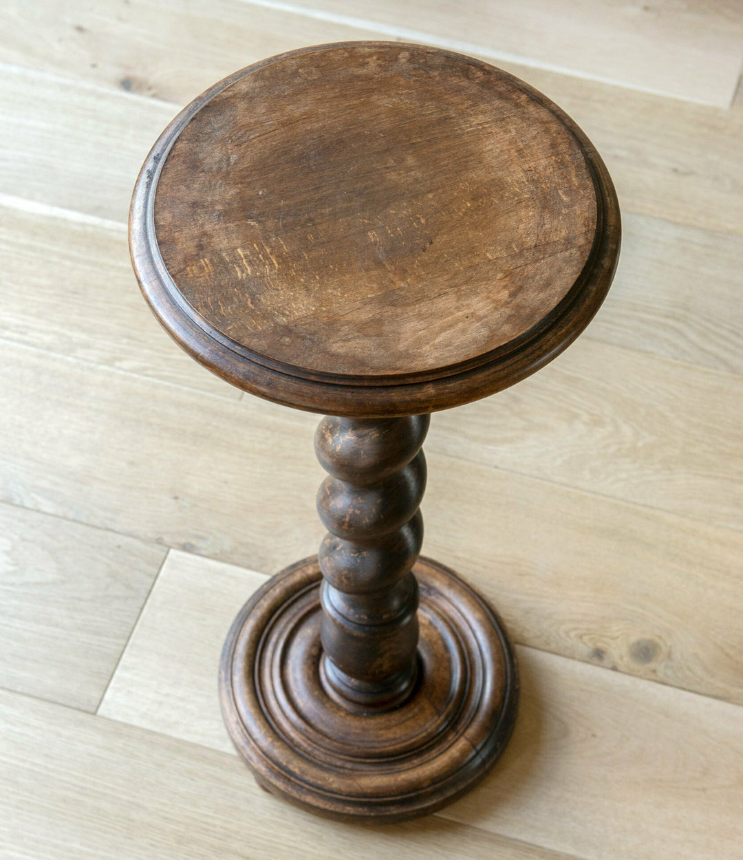 Tall Barley Twist Pedestal Table