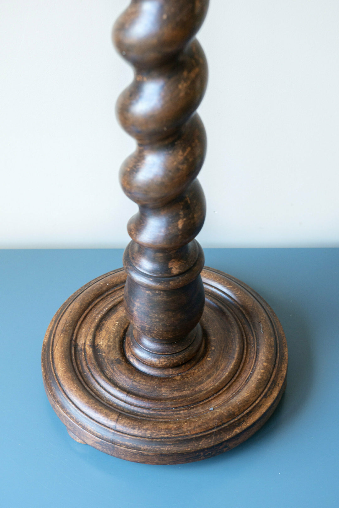 Tall Barley Twist Pedestal Table